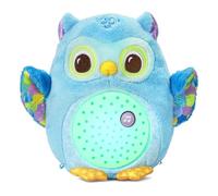 VTech - Ma Veilleuse Lumi Chouette, Peluche Bébé Apaisante, Veilleuse Musicale et Lumineuse, Musique Douce, Berceuses, Bruits Blancs et Sons de la Nature, Cadeau de Naissance - Contenu en Français