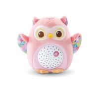 VTech - Veilleuse peluche - Ma Veilleuse Lumi Chouette - Musique, bruits blancs, berceuses - Rose