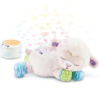 VTech : Manon, Lumi Mouton Starry Night 3 in 1, doudou apaisant, peluche rassurante, veilleuse pour bébé, musique douce, projection au plafond, bruit blanc, cadeau de naissance, (langue française)