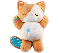 VTECH Mon Chaton Douce Nuit, Peluche Interactive, Berceuses et Sons, 0-6 Ans, Mouvement de Respiration