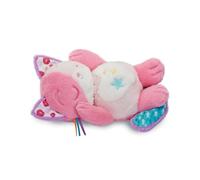 VTech – Peluche Mon Chaton Douce Nuit – Qui respire et ronronne, veilleuse musicale – Rose