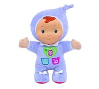 VTech Robi, ma première poupée Interactive, en Peluche avec lumière de Nuit pour Enfants, lumière Musicale avec 40 berceuses et 2 chansons, lumière réglable, Langue Italienne, Piles incluses, 0-36