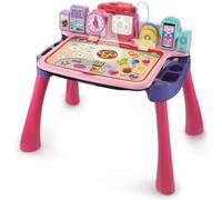VTech Table Magique 5-en-1 / Table Interactive – table d'apprentissage avec projecteur, fonction dessin et tableau pour enfants de 3 à 6 ans