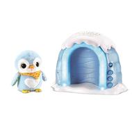 VTech - Veilleuse P’tit Pingouin Nuit Étoilée, Igloo Veilleuse Bébé Musicale, Projection Lumineuse au Plafond, Musique Douce, Bruits Blancs, Doudou Pingouin, Cadeau de Naissance - Contenu en Français