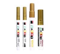 VTIDOBE Lot de 4 marqueurs de peinture résistants au soleil pour | Stylo de peinture professionnel résistant aux intempéries et au soleil à séchage rapide pour pierre tombale