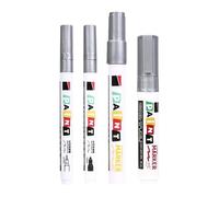 VTIDOBE Lot de 4 marqueurs de peinture résistants au soleil pour | Stylo de peinture professionnel résistant aux intempéries et au soleil à séchage rapide pour pierre tombale