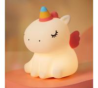 VTIGER LED Veilleuse Enfant Bébé,3 Luminosité,Rechargeable,Fonction Minuterie, mignon Veilleuse Filles, Lampe Licorne en silicone tactile, aimable Deco pour Chambre d'enfant,Cadeau fille Licorne