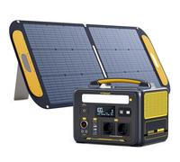 VTOMAN Jump 600X Station électrique Portable avec 110W Panneau Solaire - 600W/299Wh Générateur Solaire LiFePO4 Batterie électrique Générateur, PD 60W Typ-C Sortie/USB QC 3.0 Sortie, pour Camping