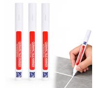 VTYTZZ 3 Pcs Stylo Joint Carrelage Blanc,JointCarrelageBlanc,Marqueur Blanc,Joint Salle De Bain,StyloJoint Carrelage,Réparation De Rénovation Stylo PourCarrelage Sol Salle De Bain Cuisine Balcon