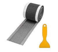 Vueinrg Filtre Douche Cheveux Autocollants Attrape-Cheveux Filtre Autocollant Jetable pour Drain de Sol Salle de Bain avec Pelle de Nettoyage pour Salle de Bains, Baignoire, Cuisine (7cm x 10m)