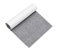 Vueinrg Rouleau de Feutre Autocollant 30 x 200 cm - Feutrine Velours 2mm pour Meubles, Chaises, Canapé - Tapis Adhésif (Gris)