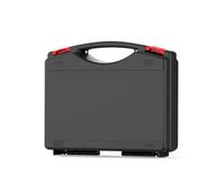 Vueqkueg Boîte à outils portable Étui de rangement plastique robuste 180° | Mousse intérieure à grille haute densité, facilement découpable, personnalisant chaque emplacement d'outils et pièces.