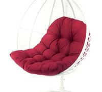 Vuggdt Coussin de banc pour panier suspendu | Coussin de rechange épais et doux | Coussin de chaise balancelle lavable pour intérieur et extérieur