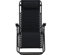Vulcanochaise longue noire.