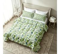 VULORA Couette Été 140x200cm Motif Floral Imprimée Couette 2 en 1