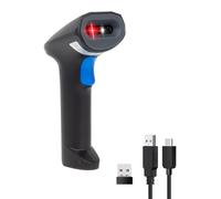 VulTech BC-07L-WBT Lecteur de codes-barres sans fil 2,4 GHz / Bluetooth / USB 1D, 2D et QR Code, CMOS 640 x 480, IP42, compatible Windows, Mac et Linux