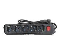 Vultech MU-UPS01 multiprise 1,5 m 5 sortie(s) CA Intérieure Noir G