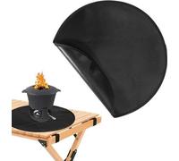 Vuurkorfmat Solo Stove Mesa XL 495cm - Hittebestendige Mat pour Vuurkorf - Sous-couche ronde - Protection de pont pour le feu - Tapis pour barbecue extérieur - Tischbladvuurkorf