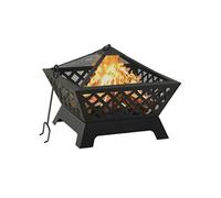 vidaXL Foyer avec tisonnier 64 cm XXL Acier