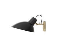 Astep VV Cinquanta Applique Murale Laiton/Noir