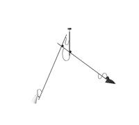 VV Cinquanta Plafonnier Suspension Noir/Blanc