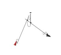 VV Cinquanta Plafonnier Suspension Noir/Rouge