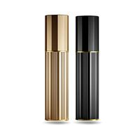 VVGAOGES Atomiseur de parfum vide rechargeable, distributeur de parfum portable, mini bouteilles de parfum vides pour voyage 5 ml (noir et doré)