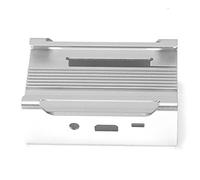 Vvikizy Boîtier en Alliage d'aluminium pour 3, Ajustement Durable (Argent) | Matériau en alliage d\'aluminium, parfait pour 2B, conception de traitement CNC, léger et robuste