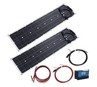 Vvikizy Ensemble de Panneaux Solaires 50 W avec Protection Intelligente et