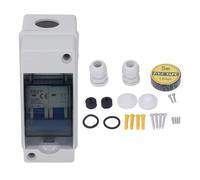 Vvikizy Interrupteur-sectionneur DC 40A IP65 Couvercle Transparent | Disjoncteur Miniature 1000V pour Panneau Solaire, Réseau, VR et Système D'alimentation Domestique, Boîtier en Polycarbonate