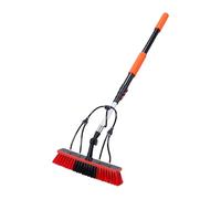 Vvikizy Kit de Brosse de propreté pour Panneaux Solaires, Poteau Télescopique Extensible de 3,7 M avec Pompe à Savon et 4 Buses à Haut Débit, pour la propreté des Fenêtres de Bate