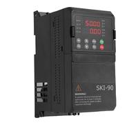 Vvikizy Onduleur Compact à Entraînement à Fréquence Variable 2,2 KW pour Solutions de Pompage d'eau Triphasées, Matériau ABS Durable