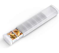 VVM Boîte à Pilules Hebdomadaire 7 Jours, Organisateur Quotidien de Médicaments, Étui de Voyage Ergonomique pour Arthrite, Porte-Comprimés à Tiroir Coulissant pour Vitamines, Compléments et Médicament