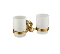 VVW&LIU Accessoires de Salle de Bain Porte-Serviettes en Laiton Antique Porte-gobelets Porte-Papier en Rouleau Porte-Savon Support de sèche-Cheveux, YSB, 1003A