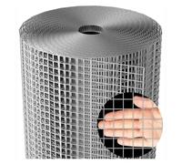 VXHCS Grillage Métallique en Acier Inoxydable 304, Grillage Soudé de 6mm pour Rampes D'escalier Balcon, Clôture de Jardin, Maille de Jardinage pour Plantes(0.5x3m/1.6x9.8ft)