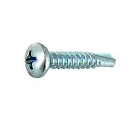 Vynex 310178019969 Vis Autoperceuse à Tête Cylindrique Bombée, 13mm Longueur, 3.5mm Diamètre, Lot de 31