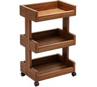 Vyntyra Étagère à Livres, étagère de Rangement Ouverte, bibliothèque sur Pied, rotative à 360 degrés, for Salon, Chambre à Coucher, Bureau à Domicile(B-3rd Floor)