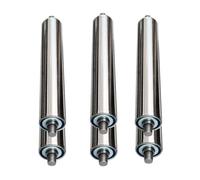 Vyrata Rouleau de convoyeur Rouleaux de convoyeur de diamètre 1 "1.3" 1.5 "2" 2.4 "pour projets de Bricolage industriels, Tube de Remplacement de convoyeur(Set of 6 D-38mm/1.5in,L-13.8in/350mm)