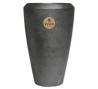 Vyveo - Vase Nalou - 44x70 - Argent métallisé - Ouverture Ø44 Pot pour intérieur et extérieur