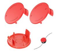 VZU Lot de 3 couvercles de bobine F016F04841 pour débroussailleuse électrique Bosch AFS 23-37, compatible avec bobine de fil Bosch, pièce de rechange pour coupe-bordure