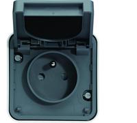 W.1 Prise 2P+T IP55 gris WNC100EC-Prix par kit