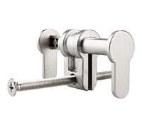 W+M Cylindre obturateur réglable, pour serrures à encastrer à cylindre profilé, surface nickelée, plage de réglage variable de 35 à 56 mm, homologué pour portes coupe-feu jusqu'à T90