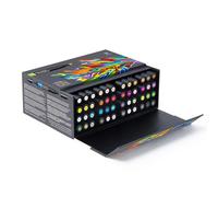 Lihové fixy WINSOR & NEWTON Promarker Fine & Chisel, 48ks ESSENTIAL COLLECTION SET