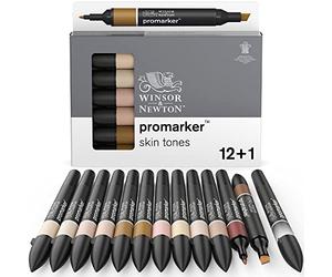 W&N PROMARKER SET X12+1 SKINTONES