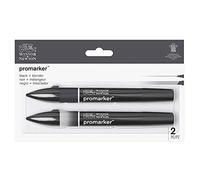 W&N PROMARKER SET X2PC NOIR + BLENDER