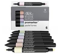 Winsor & Newton Feutres ProMarker - Tons pastels - Lot de 6