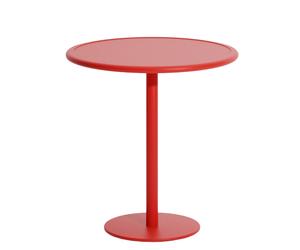 W nd Bistro Table Round Table de bistrot ronde Petite Friture Rouge (Red) - 3701128130569