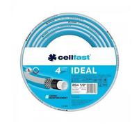 Cellfast Tuyau d'arrosage IDEAL 4 couches, tresse croisée, résistant UV/algues, 27 bar, 1/2" 20 m