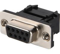W+P 114-09-2-1-1 - Connecteur femelle Sub-D, 9 broches, pour câble plat IDC