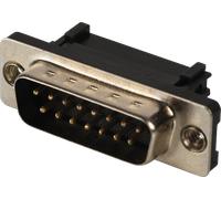 W+P 114-15-1-1-0 - Fiche Sub-D, 15 broches, pour câble plat IDC